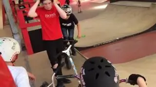 Bmx, rocker, and scooter riding at beast rampz