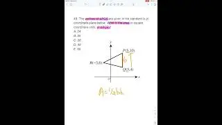 ACT Math 36 in 60 Altitude Triangle