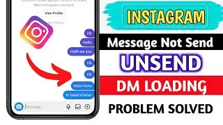 Fix instagram message problem 2022 | instagram message not unsend | instagram dm not working |