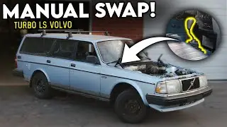 Manual-Swapping my Turbo LS6 VOLVO WAGON SLEEPER!
