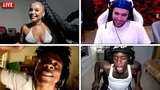 Adin Ross, iShowSpeed, & Kai Cenat Compete for one Baddie in E-Date Show!! *FULL DATE*
