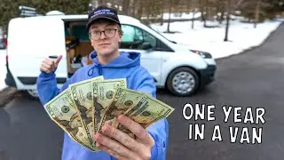 How much I spent living in a van for 14 months…
