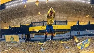 penyambutan sang meg  bintang CR7 DI AN NASSSR