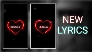 Alight Motion New Lyrics Video Editing Tutorial Telugu | Glow lyrics Video