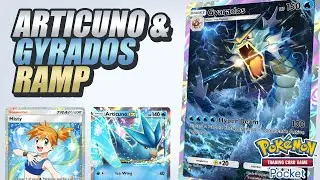 My First Pokemon Battle With Articuno & Gyrados - Pokemon TCG Pocket