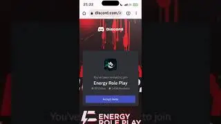 how to log in  and join to the Discord energy rp samp samp discord roleplay server