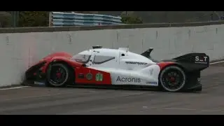 Self driving racecar doesn't quite go to plan