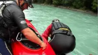 Ben to the rescue.  White water rafting in the Austrian Alps.