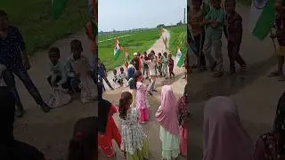 Independence Day Celebration in Village | Kamhariya Khurd #15august #shorts