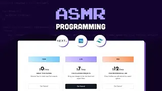 ASMR Programming - Pricing Card using Next13/Reactjs - No Talking