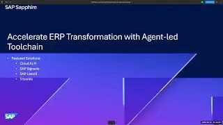 Transform Efficiently with SAP’s Tool Chain