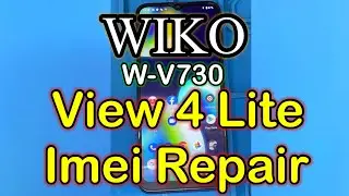 Wiko View 4 Lite Imei Repair (W-V730) #Gazi_Mobile_Service_Center