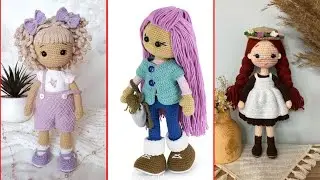 Lovely crochet pattern amigurumi doll design ideas #easypaperart