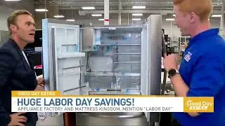 Columbus - Labor Day Prices today at Appliance Factory Columbus - Good Day Market Pl. TV segment
