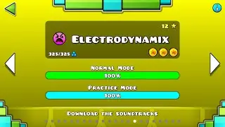 Electrodynamix | ALL COINS | Geometry Dash |