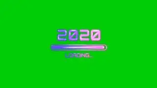 Happy New Year 2020 Green Screen Footage