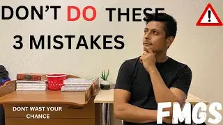 DONT REPEAT THESE MISTAKES FMGS PLZZZ || I AM GONNA FAIL BECAUSE OF THESE|| #fmge_mci_exam #fmge2024