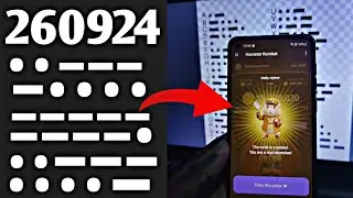Crack the Daily Cipher: Unlock 1,000,000 Coins in Hamster Kombat Airdrop - 8th/9/2024
