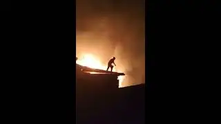Пожар вДагестане в Цумадинском районе
