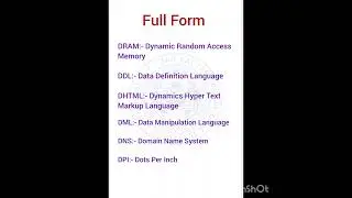 Full Form