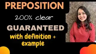 EASY Grammar Rules For PREPOSITIONS (in, at, on ,since, etc.)|Malya #best #dearsir#englishconnection