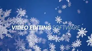 Snowflake Transition video assets for all editing softwares