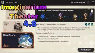 Longer Vid💀, New IT Reset! | Imaginarium Theater | Mobile | Genshin Impact 4.8