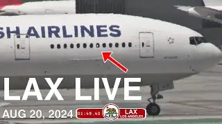 LAX LIVE | LIVE FROM FAMOUS LOS ANGELES INTERNATIONAL AIRPORT - PLANE SPOTTING LIVE STREAM WEBCAM