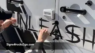 Door Decals Graphic  Installation JEEP Wrangler Sahara Rubicon Signs4trucks2go Video n25