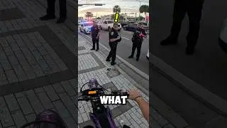 This COP Liked My E-Bike😎 