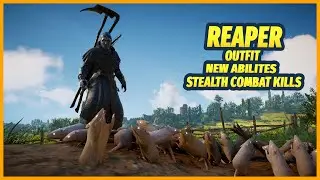 Assassin's Creed Valhalla, New Abilities Stealth Brutal Takedown [Reaper Outfit]
