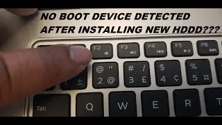 NO BOOTABLE DEVICE FOUND on Dell Inspiron 13 7352 after new SSD/HDD install? Easy Win10 Installation