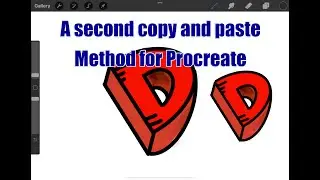 A second copy and paste method for Procreate