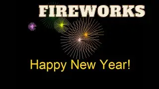 Coding Happy New Year Fireworks in Python