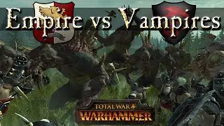 1400 имперцев vs 4500 вампиров! Битва за Замок Дракенгоф. Total War: Warhammer 2