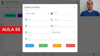 Starting the Save Button Script for the Customer Registration Form - Google Sheets - Lesson 55