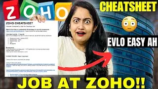 Verithanam🔥Only Sheet to get JOB at ZOHO Easily(தமிழ்)🤯