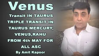 Venus Transit IN TAURUS ♉️ | TRIPLE TRANSIT IN TAURUS MERCURY,VENUS,RAHU FROM 4th MAY FOR ALL ASC