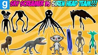 SKY SCREAMER vs. SIREN HEAD TEAM!!! - Garry's Mod Sandbox