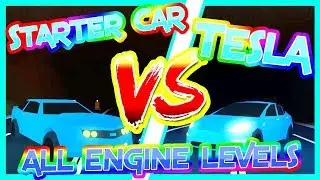 [Jailbreak] - Starter Car Vs. Tesla All Engine Test