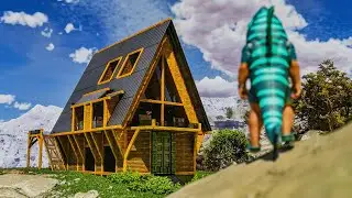 ASR A-Frame Cabin | Build Tutorial | ARK: Survival Ascended