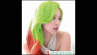 😳😍Mina random haircolor😍