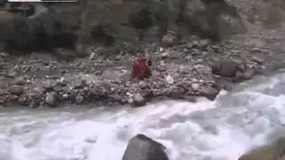 Crossing a River Without Bridge.