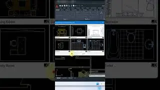 How to add Furniture in Autocad Autocad Tutorial 