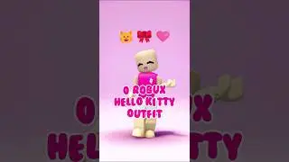 0 ROBUX HELLO KITTY OUTFIT #roblox #lanah #freeitem