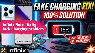 Infinix Note 40X 5G Fake Charging Problem Solution 🔥 | Charging Not Increasing Fix 100%