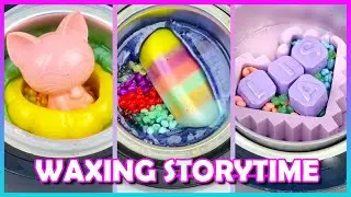 🌈✨ Satisfying Waxing Storytime ✨😲 