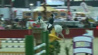 Maya Schwaninger & Corialle Z (sired by Coriall Z) - Pappas Amadeus Horse Indoors
