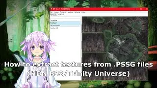How to extract textures from .PSSG files (HDN PS3/Trinity Universe)
