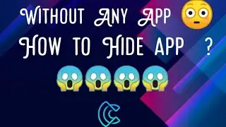 How to hide app. hide apps without any app. hidden apps #hidden #hiddenapps